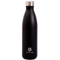 Natural Life Stainless Steel Double Wall Water Bottle - Black